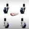 Service Caster 3'' SS Solid Poly Wheel Swivel 1-3/4'' Expanding Stem Caster Set 2 Brakes, 4PK SCC-SSEX20S314-SPUS-2-TLB-2-134 - alternate 5